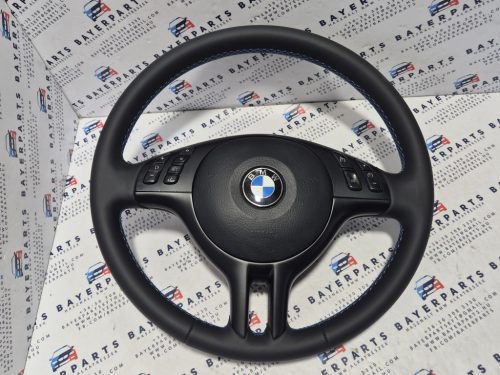 BMW E46 E39 X5 dupla pálcás kormány bőrkormány multikormány bőr sport multi kormány - új bőrözéssel