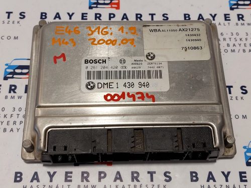 BMW E46 316i 1.9 M43 ECU computer motorvezérlő