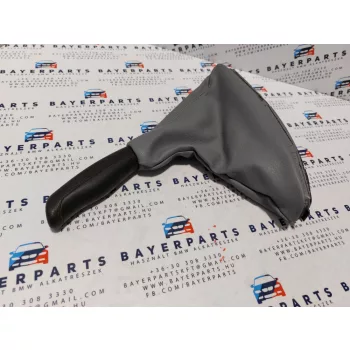 BMW E46 szürke bőr kézifék szoknya zsák markolat