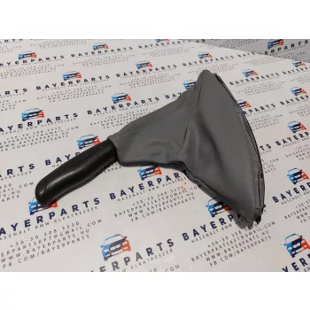 BMW E46 szürke bőr kézifék szoknya zsák markolat