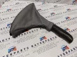 BMW E46 szürke bőr kézifék szoknya zsák markolat bőr markolattal