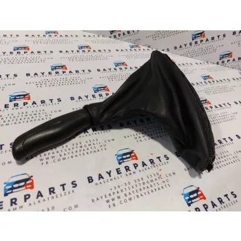 BMW E46 fekete bőr kézifék szoknya zsák markolat