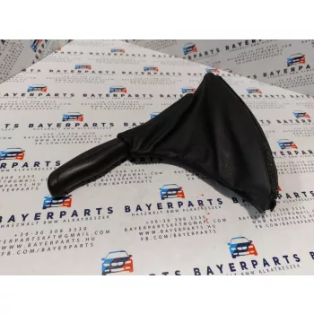 BMW E46 fekete bőr kézifék szoknya zsák markolat