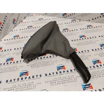 BMW E46 szürke bőr kézifék szoknya markolat