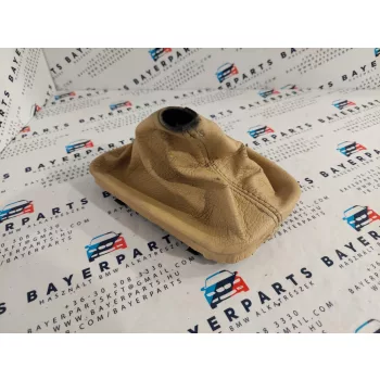   BMW E46 sárgás bézs beige bőr váltószoknya váltó szoknya zsák