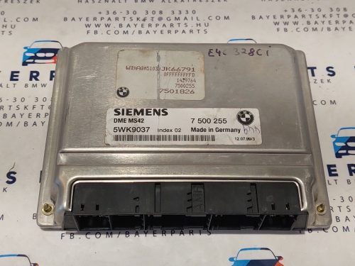 BMW E46 328i M52 M52TUB28 ECU EWS motorvezérlő elektronika 