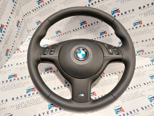 BMW E46 E39 X5 M kormány sportkormány bőrkormány multikormány bőr sport multi kormány - új bőrözéssel