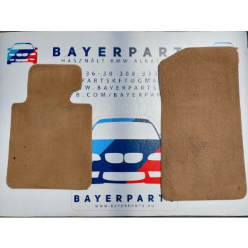 BMW E46 használt gyári első bézs szövet szőnyeg pár BMW E46 használt gyári első bézs szövet szőnyeg pár