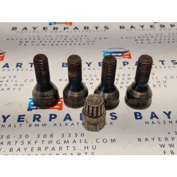   BMW E21 E30 E36 E46 E90 E87 E28 E34 E39 E60 E32 E38 X1 X5 stb. gyári kerékcsavar kerék csavar kerékőr őr /12/