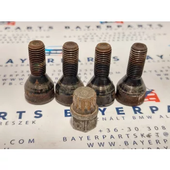   BMW E21 E30 E36 E46 E90 E87 E28 E34 E39 E60 E32 E38 X1 X5 stb. gyári kerékcsavar kerék csavar kerékőr őr /14/