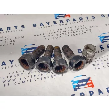   BMW E21 E30 E36 E46 E90 E87 E28 E34 E39 E60 E32 E38 X1 X5 stb. gyári kerékcsavar kerék csavar kerékőr őr /15/