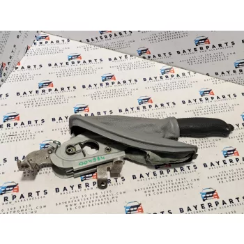   BMW E46 szürke bőr kézifék szoknya zsák markolat - komplett kézifék
