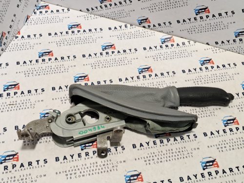 BMW E46 szürke bőr kézifék szoknya zsák markolat - komplett kézifék