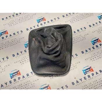   BMW E46 fekete bőr váltószoknya váltózsák váltó szoknya - angol