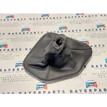   BMW E39 gyári fekete bőr váltószoknya váltó szoknya - angol
