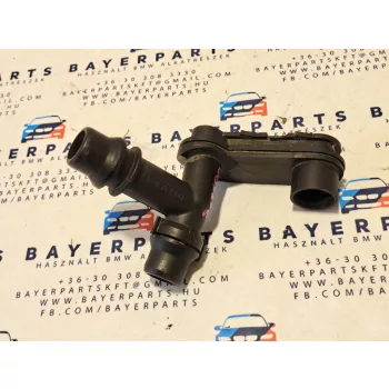   BMW E46 benzines automata váltós kiegyenlítő tartály konzol csonk idom 
