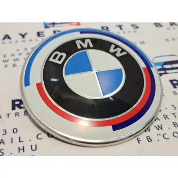   BMW E46 E30 E36 E39 E38 E90 X5 stb bontott 50th első embléma 82mm
