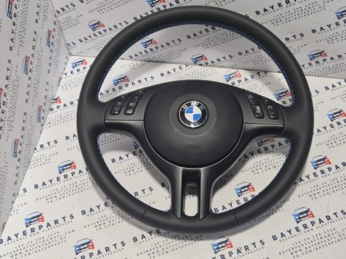 BMW E46 E39 X5 dupla pálcás kormány bőrkormány multikormány bőr sport multi kormány - új bőrözéssel