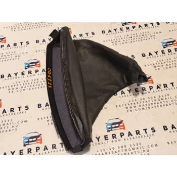 BMW E46 fekete bőr kézifék szoknya zsák bőr markolat