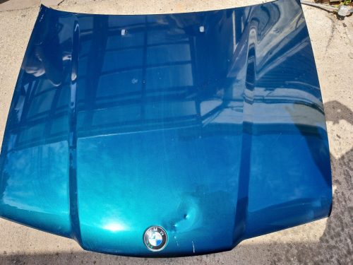 BMW E36 sedan touring compact zöld motorháztető géptető - sérült