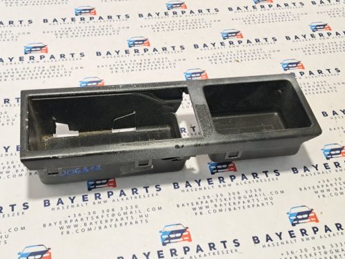 BMW E46 fekete középső középkonzol rolós tároló rekesz - roló nélkül
