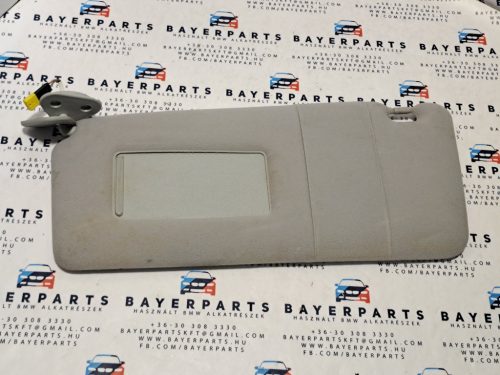 BMW E39 sedan touring szürke bal sminktükrös - világítós - napellenző - ritka szövet