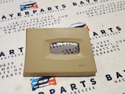 BMW E90 E91 E92 E93  gyújtáskapcsoló kulcs ház gyújtáskapcsolótakaró panel - bézs