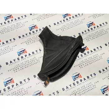   BMW E39 fekete bőr kézifék szoknya kézifék szoknya zsák