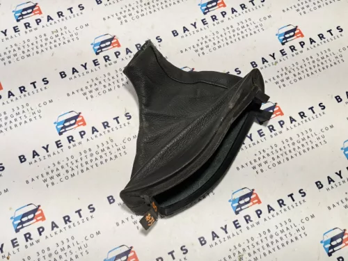 BMW E39 fekete bőr kézifék szoknya kézifék szoknya zsák