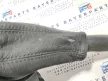BMW E46 fekete bőr kézifék szoknya zsák markolat