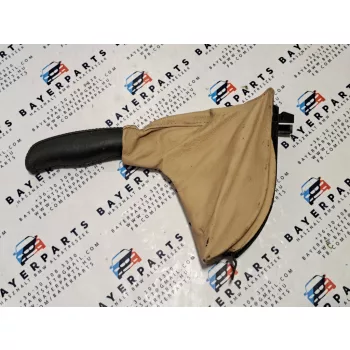   BMW E39 bézs beige bőr kézifékszoknya kézifék szoknya zsák bőr markolattal