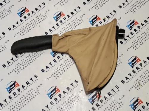 BMW E39 bézs beige bőr kézifékszoknya kézifék szoknya zsák bőr markolattal