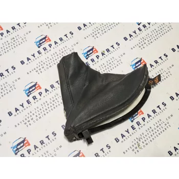   BMW E39 fekete bőr kézifékszoknya kézifék szoknya zsák - lyukas
