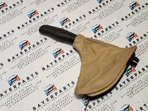 BMW E39 bézs beige bőr kézifékszoknya kézifék szoknya zsák - lyukas 