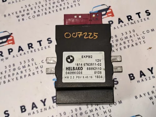 BMW E87 E90 E60 X5 EKPM ekpm2 AC üzemanyag szivattyú relé vezérlő modul doboz