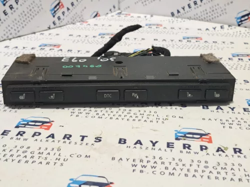 BMW E60 E61 DTC PDC ülésfűtés panel kapcsoló schaltzentrum