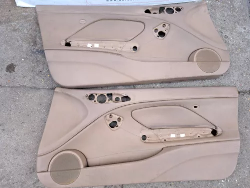 BMW E46 coupe cabrio első bézs ajtókárpit ajtó kárpit pár