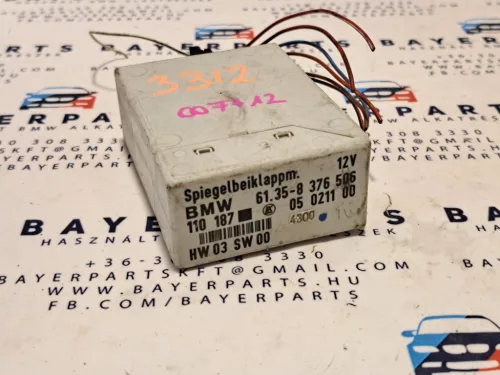 BMW E46 felhajlós tükör visszapillantó modul doboz vezérlő
