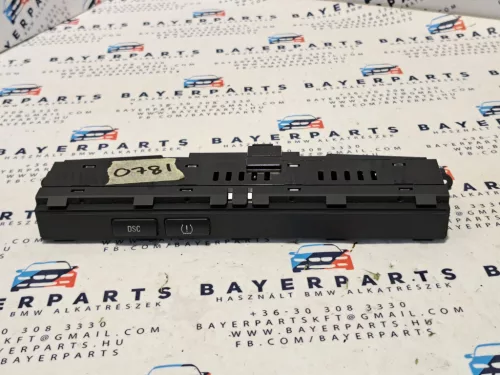 BMW E46 DSC panel kapcsoló schaltzentrum - keréknyomás gombos - csatlakozóval