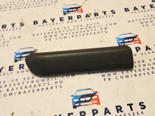 BMW E46 compact fekete bal első sárvédő díszléc