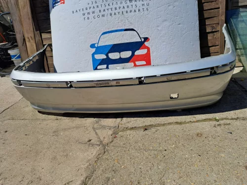 BMW E46 sedan facelift ezüst titansilber titansilver hátsó lökhárító lökös héj