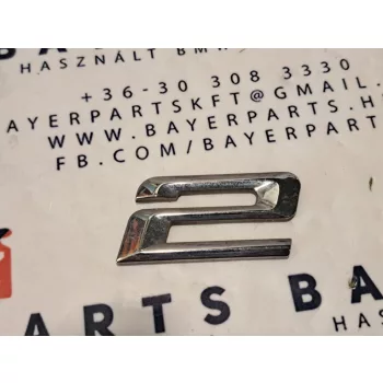   Bmw E46 hátsó gyári hátsó 2-es 2 típusjelzés csomagtérfedél embléma felirat
