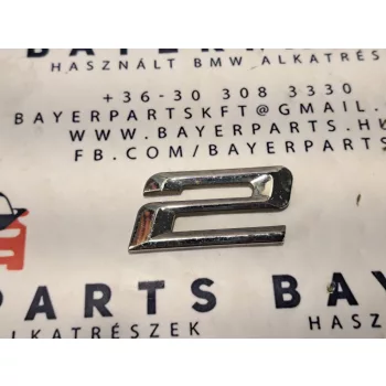   Bmw E46 hátsó gyári hátsó 2-es 2 típusjelzés csomagtérfedél embléma felirat