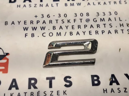 Bmw E46 hátsó gyári hátsó 2-es 2 típusjelzés csomagtérfedél embléma felirat