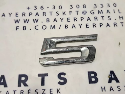 Bmw E46 hátsó gyári hátsó 5-ös 5 típusjelzés csomagtérfedél embléma felirat  
