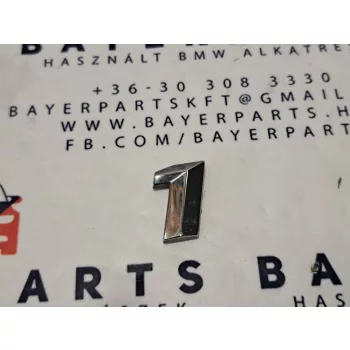   Bmw E46 hátsó gyári hátsó 1-es 1 típusjelzés csomagtérfedél embléma felirat  