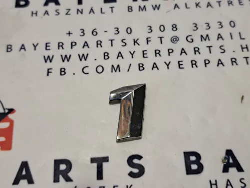 Bmw E46 hátsó gyári hátsó 1-es 1 típusjelzés csomagtérfedél embléma felirat  