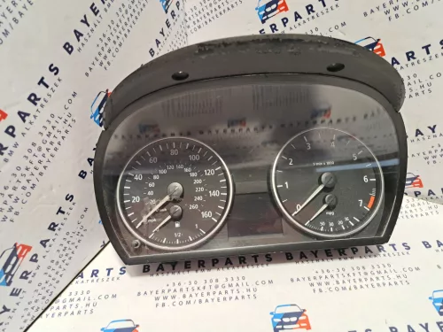 BMW E90 E91 E92 E93 X1 benzines angol MPH óracsoport km óra csoport műszer