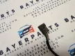 BMW E46 sedan touring ezüst bal visszapillantó tükör - jobbkormányos