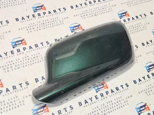 BMW E46 coupe cabrio zöld bal visszapillantó tükör burkolat borítás